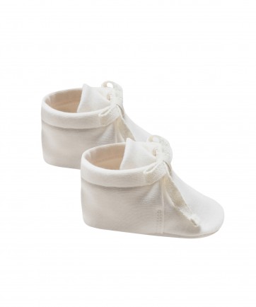 BABY BOOTIES IVORY